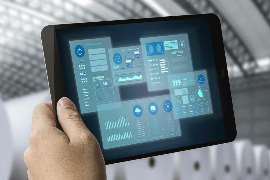 smart industrie controle usine tablette