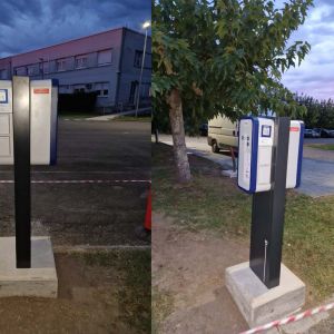 pose borne irve véhicule électrique entreprise smirfit cognac 17