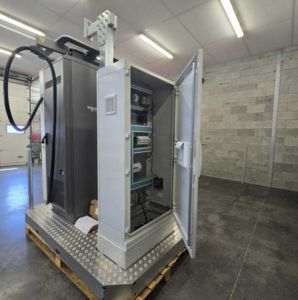 armoire electrique integree borne recharge electrique alaneo