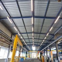 Installation 2clairage basse consommation dans un atelier industriel - Charente Maritime
